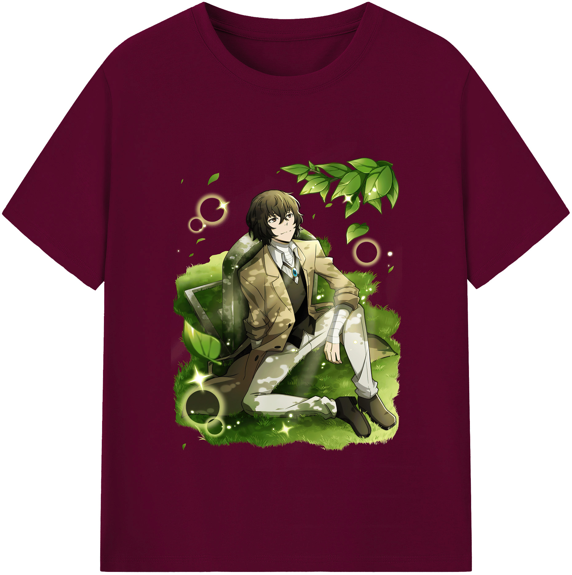 （画像用） 文豪ストレイドッグス Bungo Stray Dogs レディースカジュアルプリントTシャツ（綿100％）